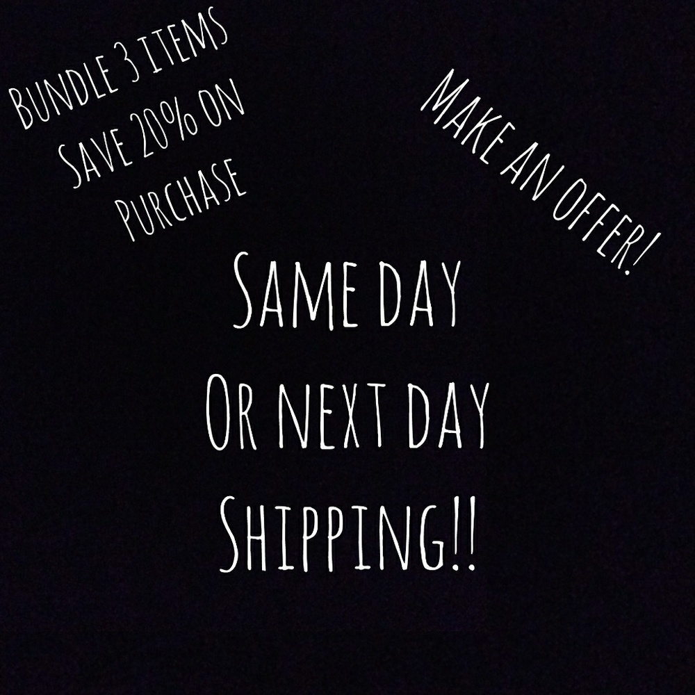 Make Offers! Shipping Info